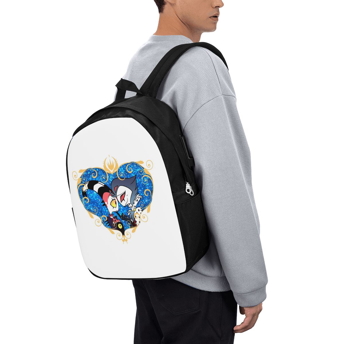 Helluva Boss Stolas And Blitzo - Laptop Bag review and price