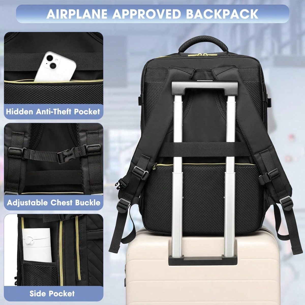 Large Carry On Travel Backpack - Laptop Bag review and price