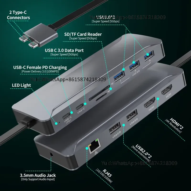 Hot Selling Dual Display Scree - Usb Hub review and price