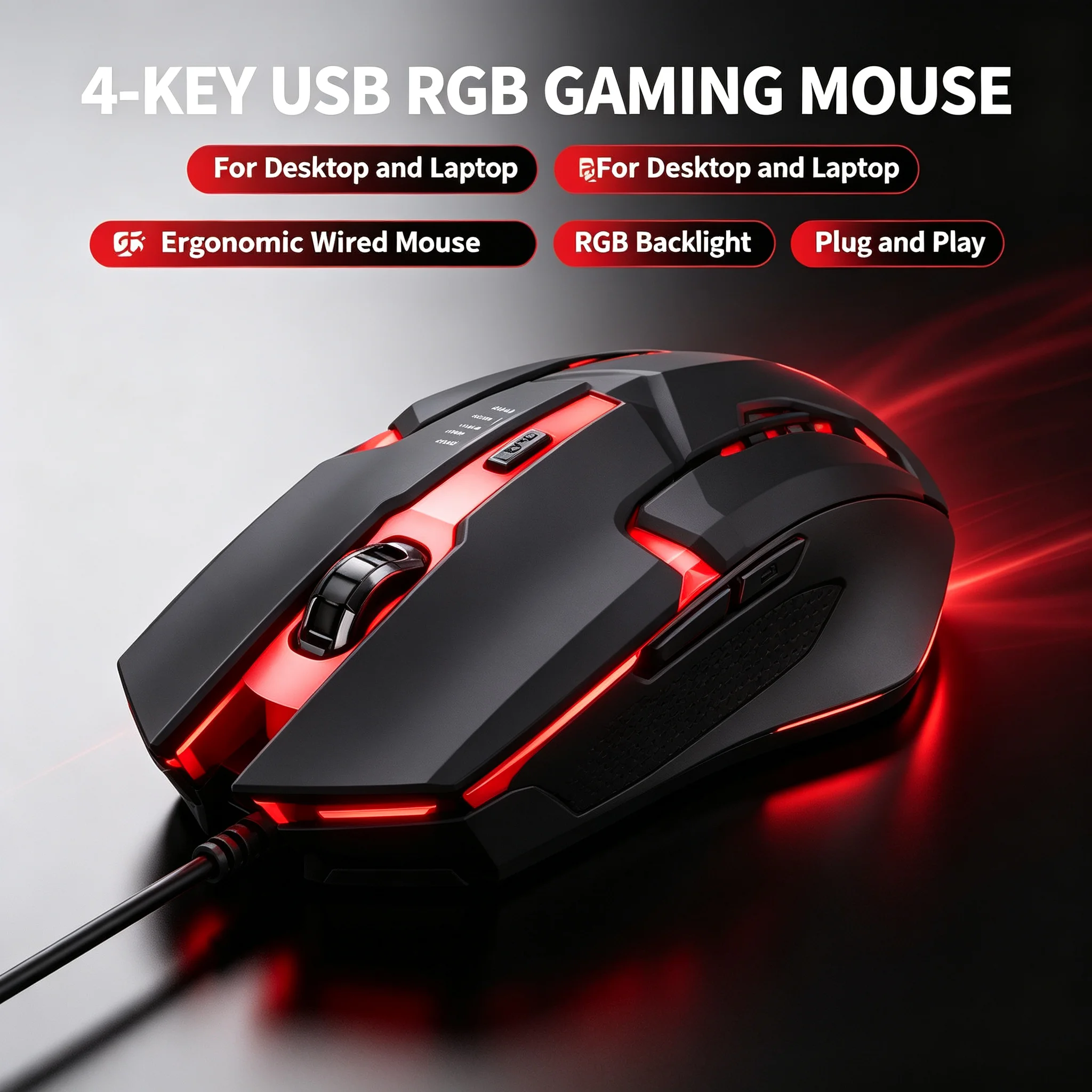 Colorful 3-Button LED E-Sports - Laptop Mouse review and price