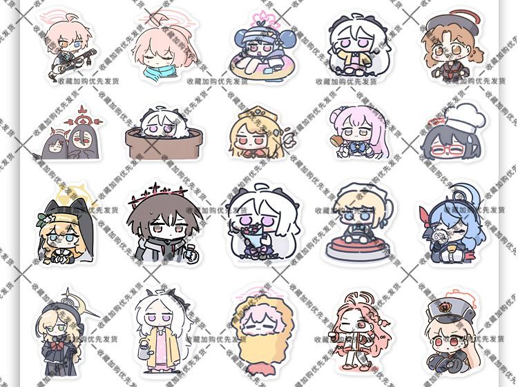 80PCS Anime Blue Archive Soras - Laptop Original Accessories review and price