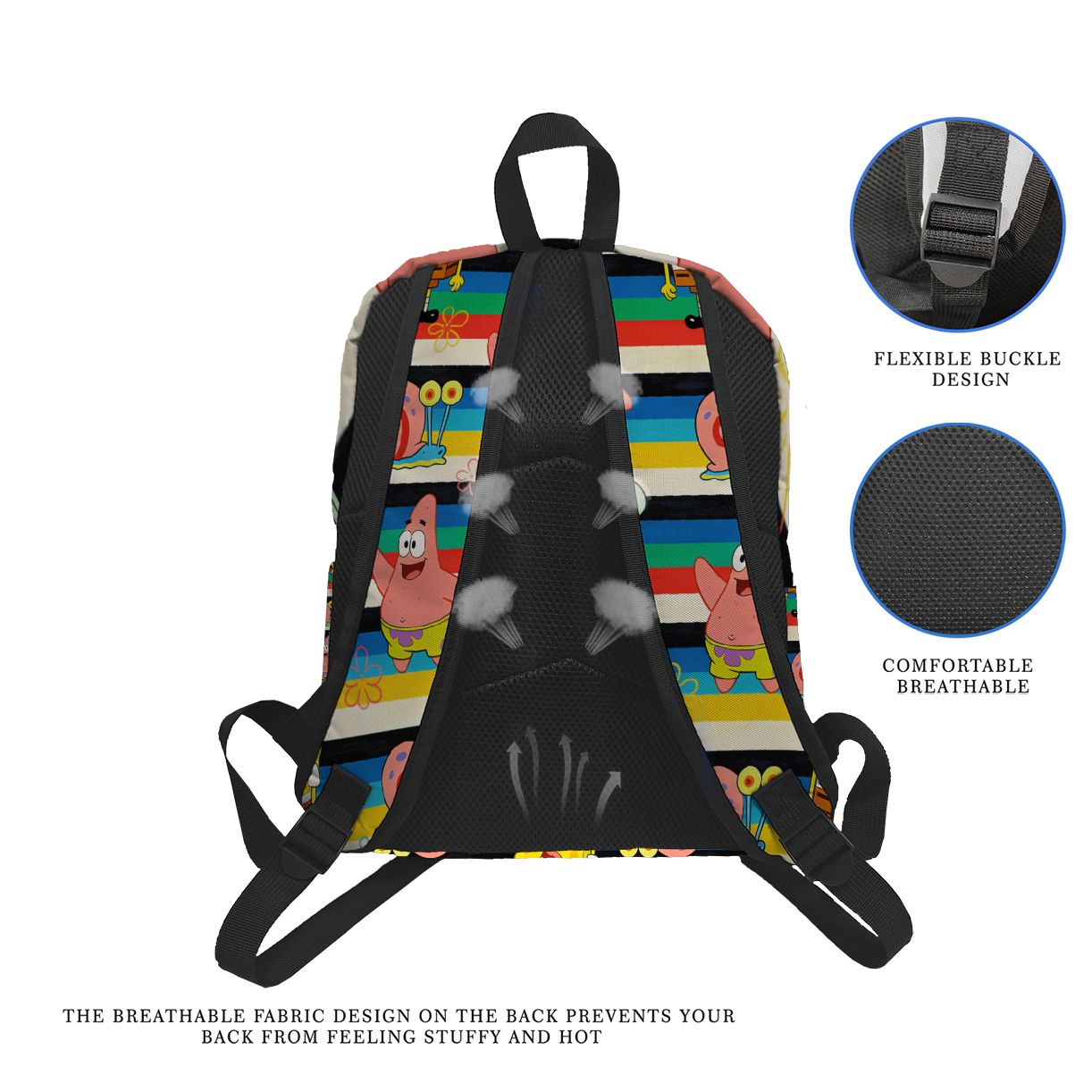 SpongeBob SquarePants Striped  - Laptop Bag review and price