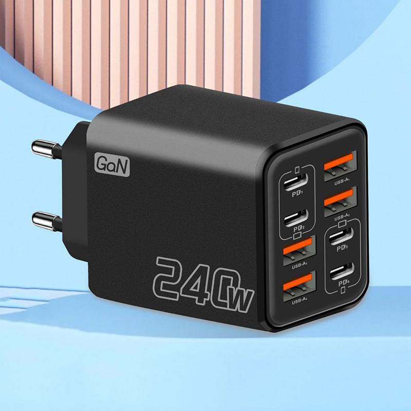 240W GaN USB C Charger 8 In 1  - Laptop Charger review and price