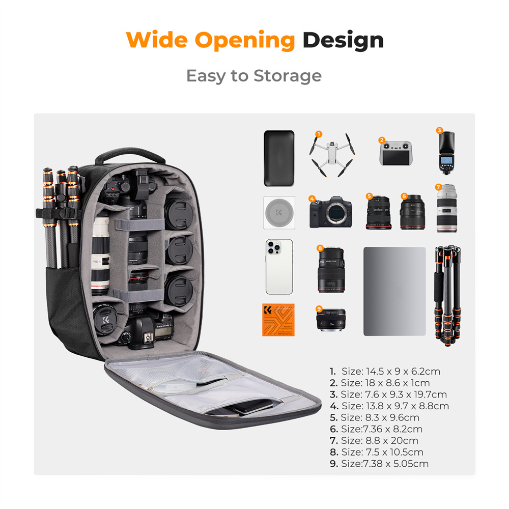K&F CONCEPT Large Capacity Cam - Laptop Original Accessories review and price
