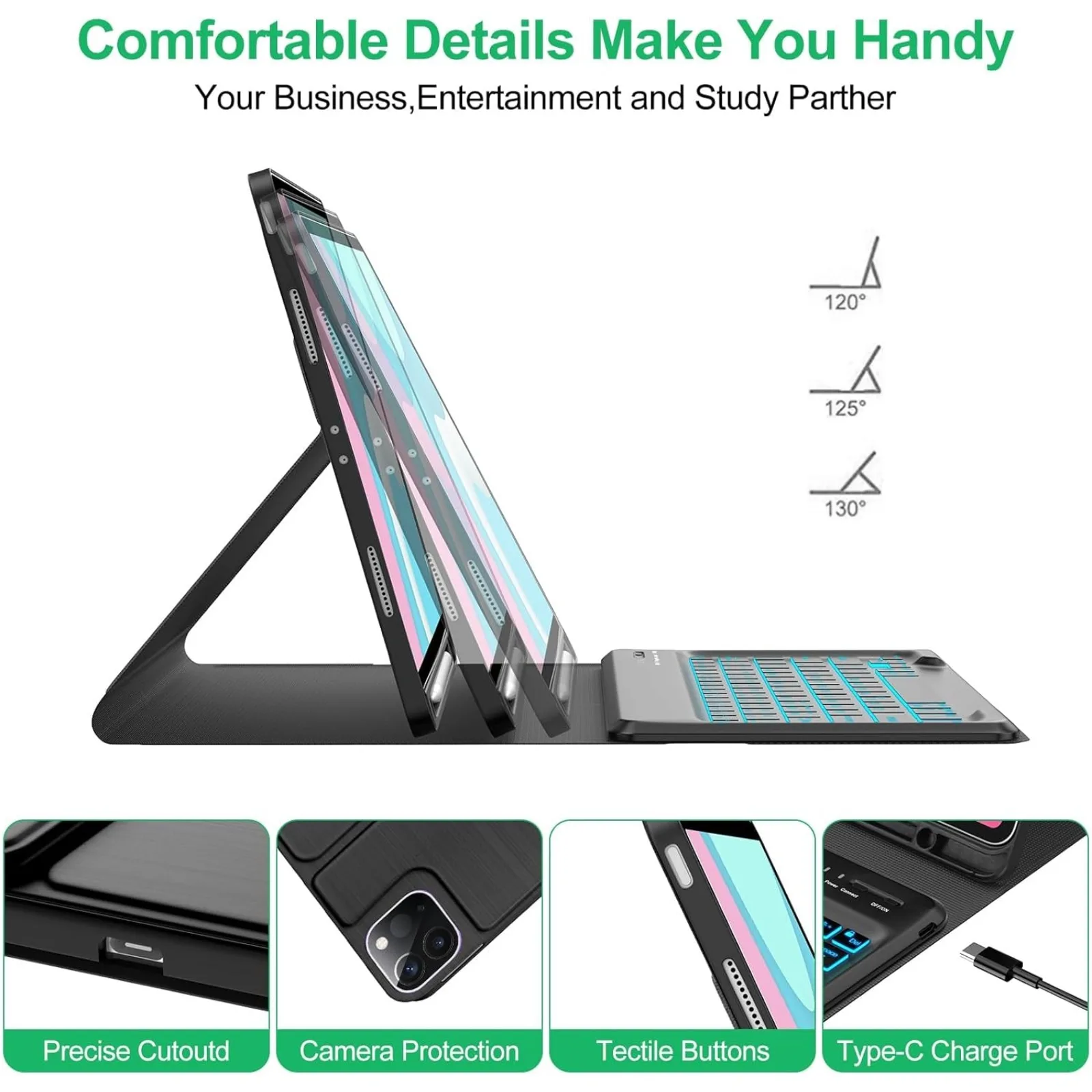 Keyboard Case & Mouse for iPad - Keyboard Cover review and price